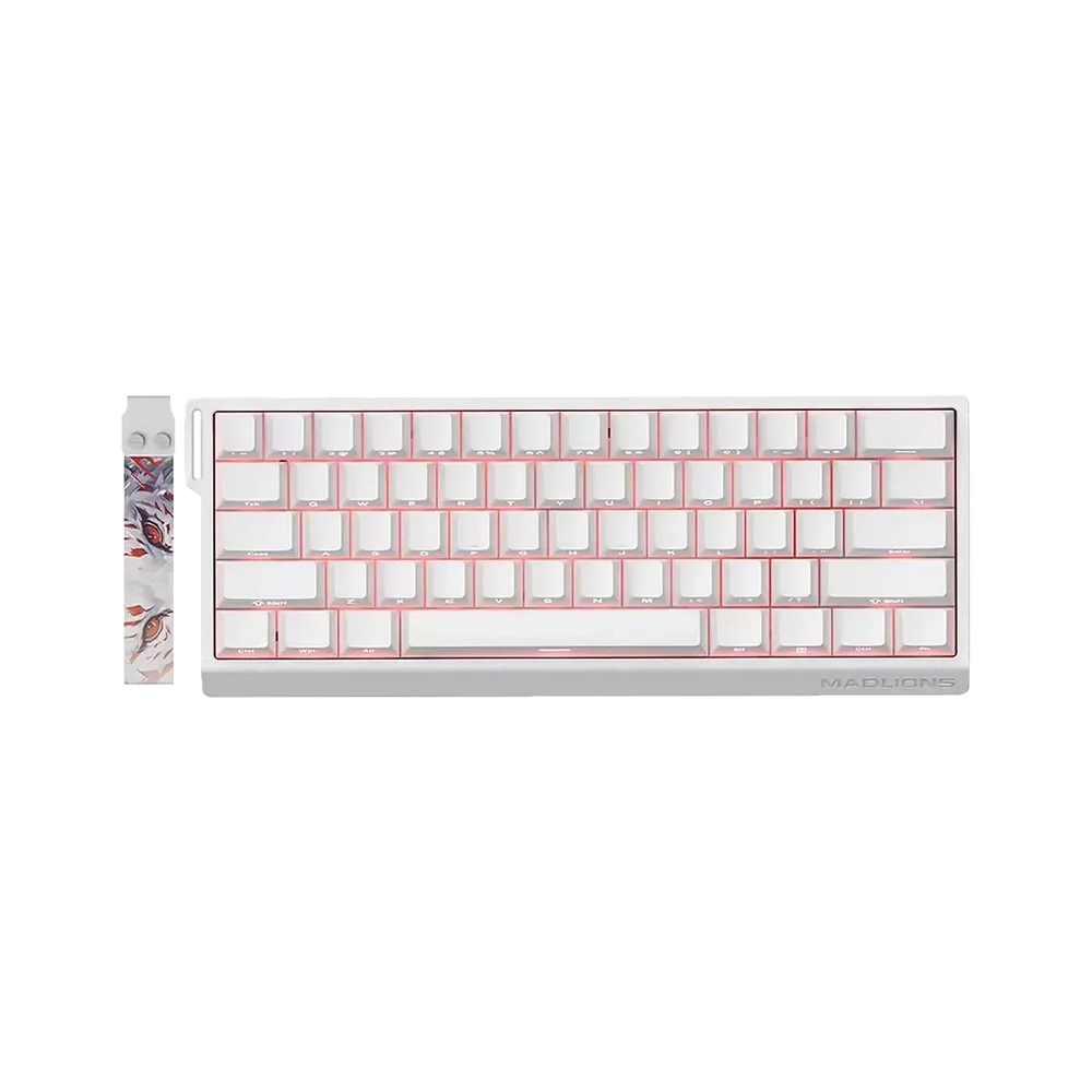 Bàn phím cơ MADLIONS MAD60 HE RGB White
