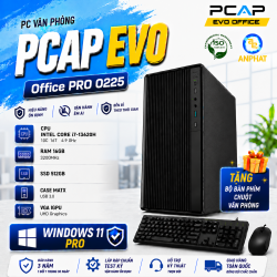 PC Văn Phòng PCAP EVO Office PRO O225 / Intel Core i7 13620H / RAM 16GB / SSD 512GB / WINDOWS 11 PRO