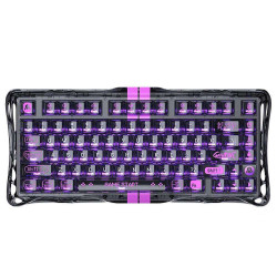 Bàn phím cơ Gravastar Mercury V75 Lite HE Transparent Black