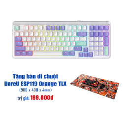 Bàn phím cơ DareU EK98 Pro Triple Mode Mystic Violet DareU Dream switch