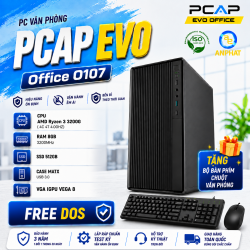 PC Văn Phòng PCAP EVO Office O107 / AMD Ryzen 3 3200G / RAM 8GB / SSD 512GB / Free DOS