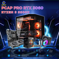 PCAP GAMING PRO RTX 3060 12GB ( AMD R5 5600X 6C 12T 4.6Ghz - 16GB RAM - 500GB SSD)