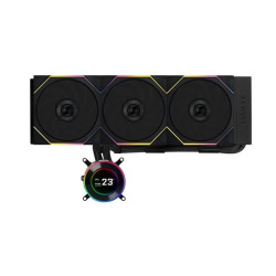 Tản nhiệt AIO Lian Li HydroShift LCD 360TL Wireless Fan Black (G89.GHS2LCD36TB.00)