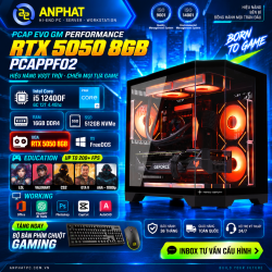 PC GAMING PCAP EVO GM PERFORMANCE RTX 5050 8GB / Intel Core  i5 12400F / RAM 16GB / SSD 512GB / FreeDOS / PCAPPF02