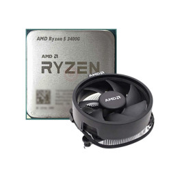 CPU AMD Ryzen 5 3400G, with Wraith Spire cooler/ 3.7 GHz (4.2 GHz with boost) / 6MB / 4 cores 8 threads / Radeon Vega 11 / 65W / Socket AM4 (Tray chính hãng kèm tản nhiệt)