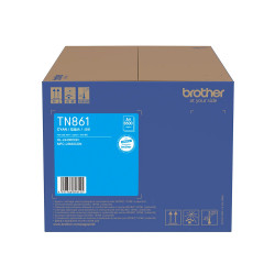 Mực in laser màu Brother TN861C Cyan (Năng suất: 6500 trang theo tiêu chuẩn in của hãng/ Dùng cho máy in Brother HL-L9430CDN/ MFC-L9630CDN)