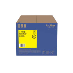 Mực in laser màu Brother TN861Y Yellow (Năng suất: 6500 trang theo tiêu chuẩn in của hãng/ Dùng cho máy in Brother HL-L9430CDN/ MFC-L9630CDN) 