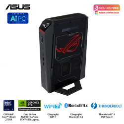 Bộ PC ASUS NUC RNUC15JNK9X489A4 (Intel Core Ultra 9 Processor 275HX | 32GB (2x16GB) DDR5-6400 | 1TB Gen4 NVMe | Wifi7 | RTX 5070 | Win11)
