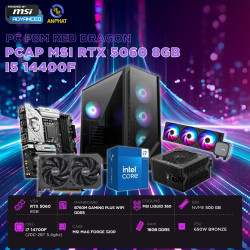 PCAP MSI RTX 5060 8GB RED DRAGON (i7 14700F - 16GB RAM- 500GB SSD) POWERED BY MSI KMLCD