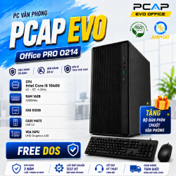 PC Văn Phòng PCAP EVO Office PRO O214 / Intel Core i5 10400 / RAM 16GB / SSD 512GB / Free DOS