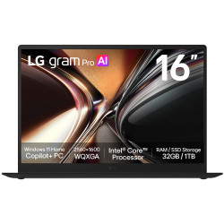 Laptop LG Gram Pro 16Z90U-G.AV85A5 (Intel Core Ultra U7 355 | Intel Graphics | 16 inch WQXGA | 32GB | 512GB | Windows 11 Home | Đen)