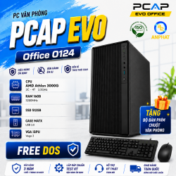 PC Văn Phòng PCAP EVO Office O124 / AMD Athlon 3000G / RAM 16GB / SSD 512GB / Free DOS