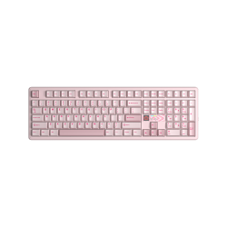 Bàn phím cơ AULA F108 Pro V2 Pink Strawberry Mint switch