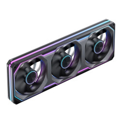 Quạt case JONSBO XA-360BR BLACK LED ARGB REVERSE (fan ngược)