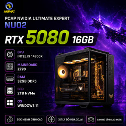 PCAP NVIDIA ULTIMATE EXPERT NU02 (RTX 5080 16GB | INTEL I9 14900K | Z790 | RAM 32GB | SSD 2TB | WINDOWS 11)
