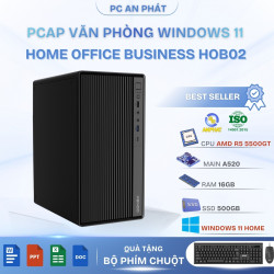 PC Văn Phòng - PCAP HOME OFFICE Business HOB02 (R5 5500GT - 16GB RAM - 500GB SSD - 450W) WINDOW 11H