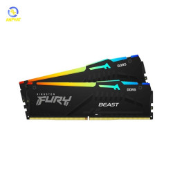 RAM Kingston FURY Beast RGB 32GB (2x16GB) DDR5 6000Mhz (KF560C30BBEAK2-32)