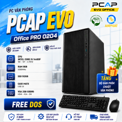 PC Văn Phòng PCAP EVO Office PRO O204 / Intel Core i5 14400F / RAM 8GB / SSD 512GB / GT730710 / Free DOS