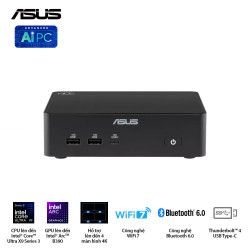 Bộ PC ASUS NUC 16 Pro RNUC16GDKW96C4H2 (Intel Core Ultra X9 378H | Intel Arc Graphics | 32GB | 1TB | 2x HDMI 2.1 | 2x Thunderbolt | VESA MOUNT | Windows 11 Home)