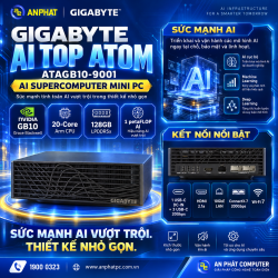PC GIGABYTE AI TOP ATOM ATAGB10-9001 (NVIDIA GB10 | 128GB LPDDR5 | 4TB SSD Gen4 | NVIDIA DGX OS)