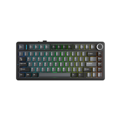 Bàn phím cơ AULA F75 Black Grey Milk White switch