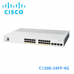 Switch Layer3 Managed Cisco C1200-24FP-4G | 24 Port PoE+ | 4 SFP 1Gb | 375W
