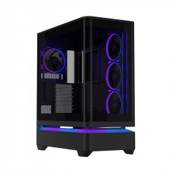 Vỏ case máy tính ASUS PRIME AP304 TG màu đen (ATX, hỗ trợ VGA 420mm và tản nhiệt 360mm, bản kính cường lực)