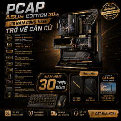 PCAP ASUS ROG 20th Anniversary RTX 5090 32GB / Ryzen 9950x3D / Ram 96GB / SSD 4TB / LCD 27" / KEY MOUSE