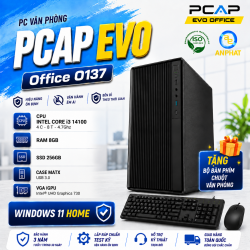 PC Văn Phòng PCAP EVO Office O137 / Intel Core i3 14100 / RAM 8GB / SSD 256GB / WINDOWS 11 HOME
