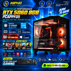 PC GAMING PCAP EVO GM PERFORMANCE RTX 5060 8GB / Intel Core  i5 14400F / RAM 16GB / SSD 512GB / FreeDOS / PCAPPF05