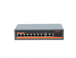 Switch 8 port PoE Gigabit APTEK SG1083P chuyên cho mạng Wi-Fi tốc độ cao, camera PTZ