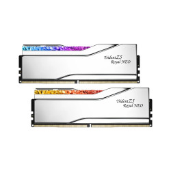 Ram PC Gskill Trident Z5 Royal Neo 64GB (32GBx2) DDR5 6000Mhz Silver (F5-6000J2836G32GX2-TR5NS) AMD EXPO