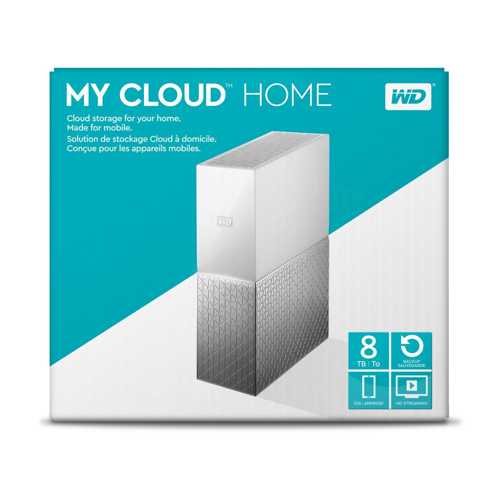 Ổ cứng mạng WD My Cloud Home 8TB 3.5 inch WDBVXC0080HWT-SESN