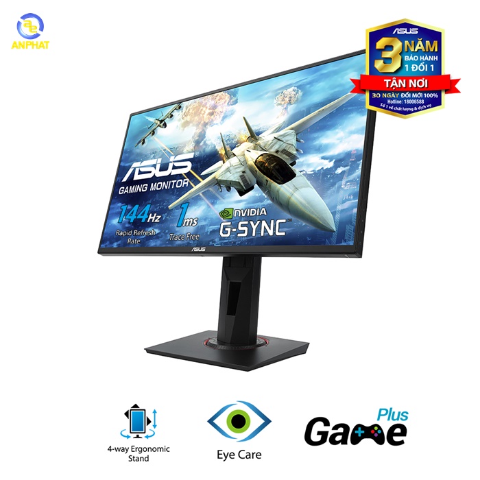 Màn Hình Gaming ASUS VG258Q (25 inch - 144Hz - 1ms - G-SYNC