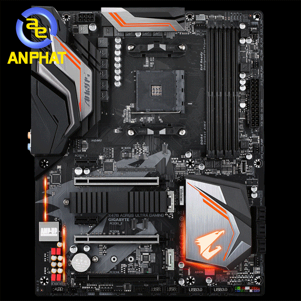 Mainboard Gigabyte X470 Aorus Ultra Gaming lắp cho CPU AMD