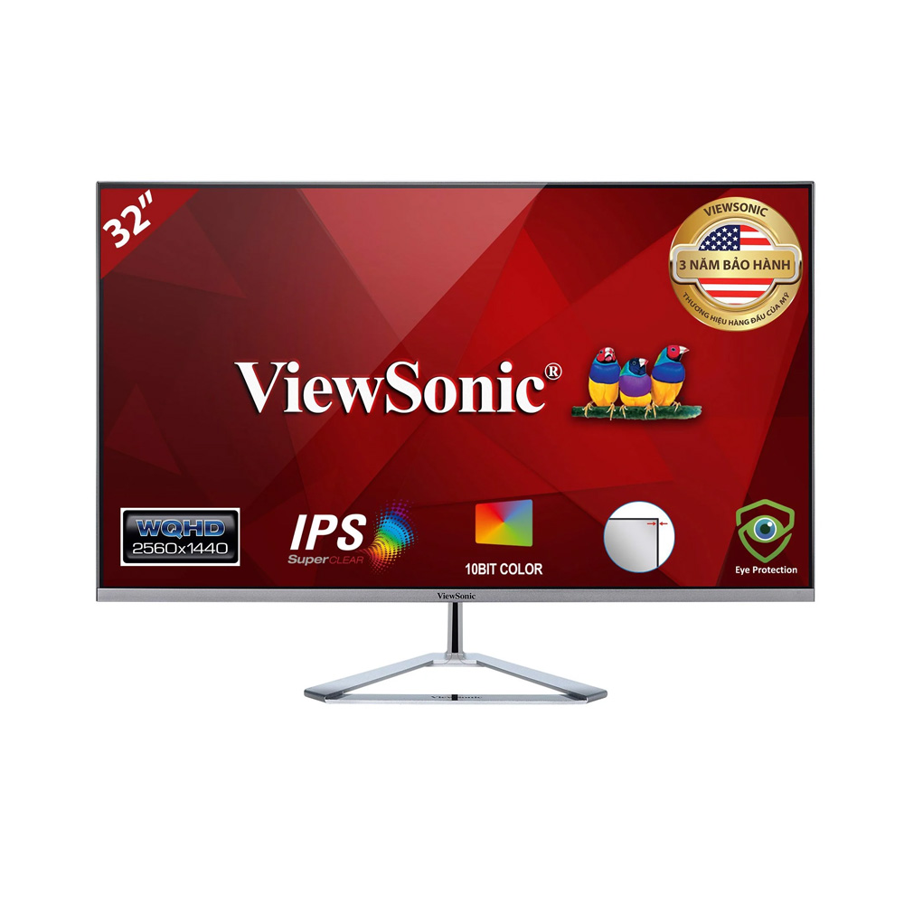 Màn hình máy tính ViewSonic VX3276-2K-MHD-2 31.5 inch - 2K IPS