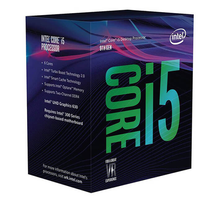 CPU Intel Core i5-9400F ( 2.90 GHz upto 4.10 GHz, 6 nhân 6 luồng, 9MB)