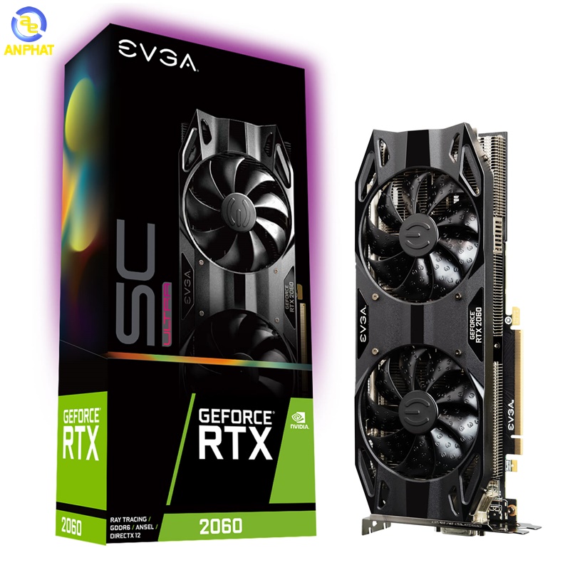 VGA EVGA GeForce RTX 2060 6GB GDDR6 SC ULTRA GAMING