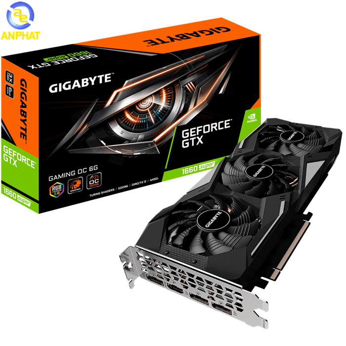 VGA GIGABYTE GeForce GTX 1660 SUPER GAMING OC 6G (GV-N166SGAMING