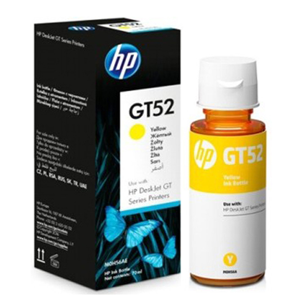 Mực hộp máy in phun HP GT52 (M0H56AA) Yellow - Dùng cho máy in HP DeskJet GT 5810 All In One Printer L9U63A/ HP DeskJet GT 5820 All in One Printer M2Q28A, Ink Tank 315, Ink Tank 415