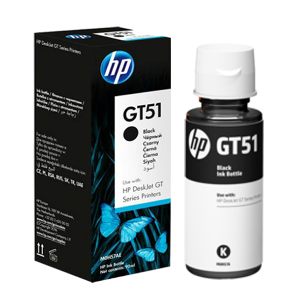 Mực hộp máy in phun HP GT51 (M0H57AA) Black - Dùng cho máy in HP DeskJet GT 5810 All In One Printer L9U63A/ HP DeskJet GT 5820 All in One Printer M2Q28A, Ink Tank 315, Ink Tank 415