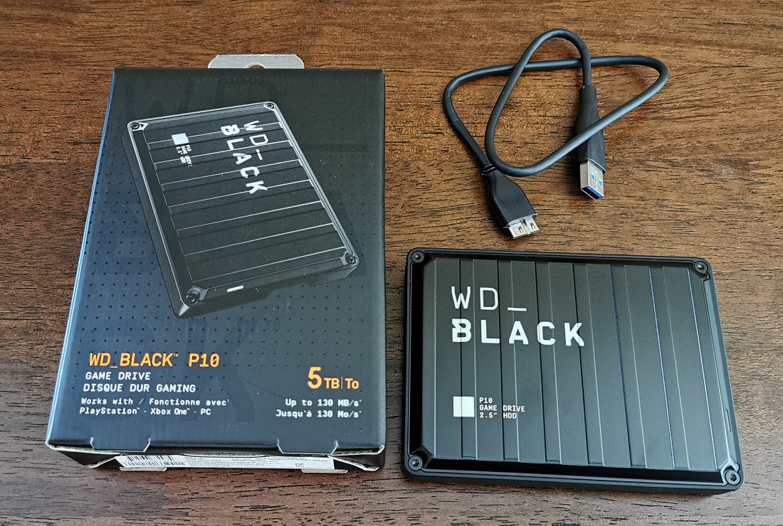Ổ cứng di động Western BLACK P10 5TB GAME DRIVE (WDBA3A0050BBK ) - NEW