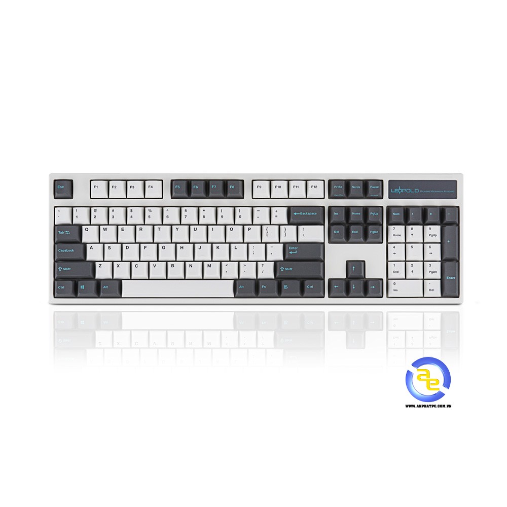 Bàn phím cơ Leopold FC900R PD White DarkGray Blue switch