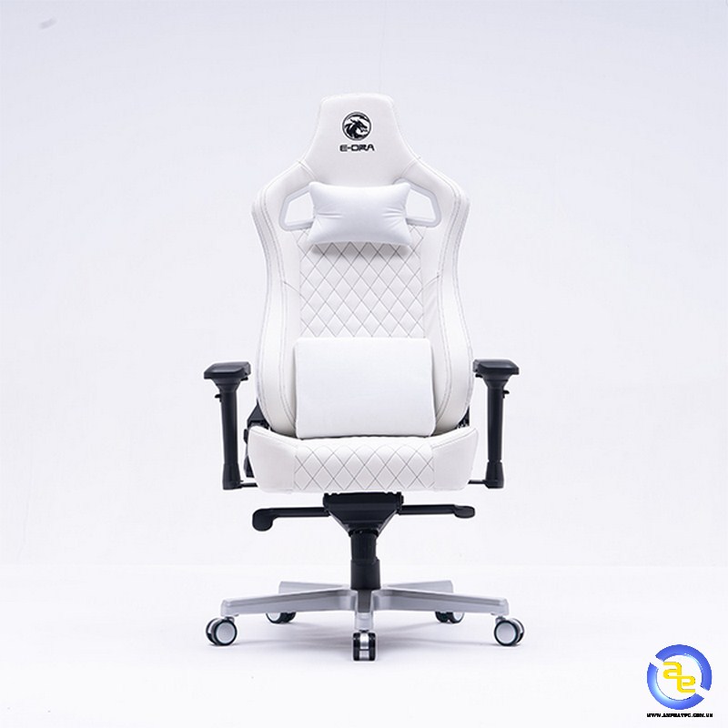 Ghế game E-Dra LUX Ultimate EGC2020 Real Leather White