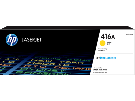 Hộp mực in laser chính hãng màu vàng HP 416A W2042A dùng cho máy in M454nw, M454dn, M454dw, M479fnw, M479fdw