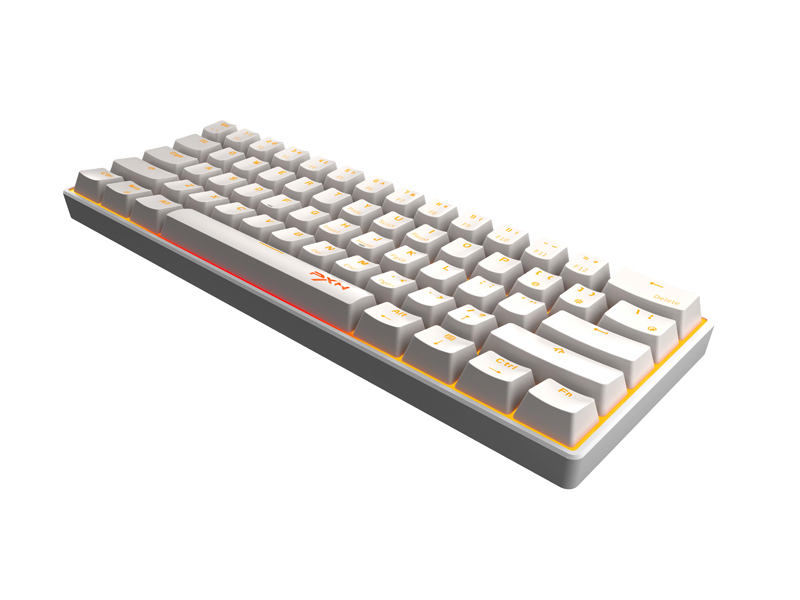 Bộ Chuột Ban Phim Cơ Khong Day Pxn K30 Trắng White Mechanic Gaming Keyboard Wireless For