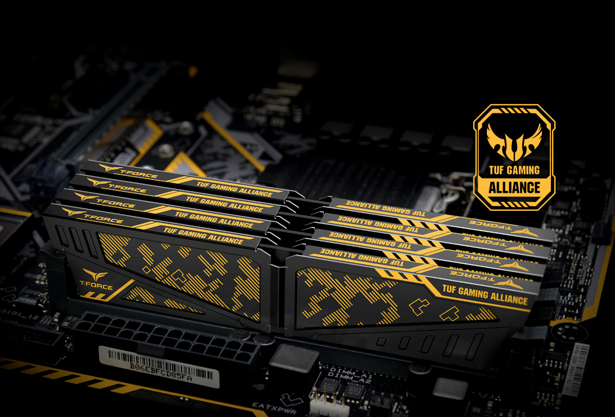 Ram TEAMGROUP VULCAN TUF Gaming Alliance 8GB (1x8GB) DDR4 3200MHz