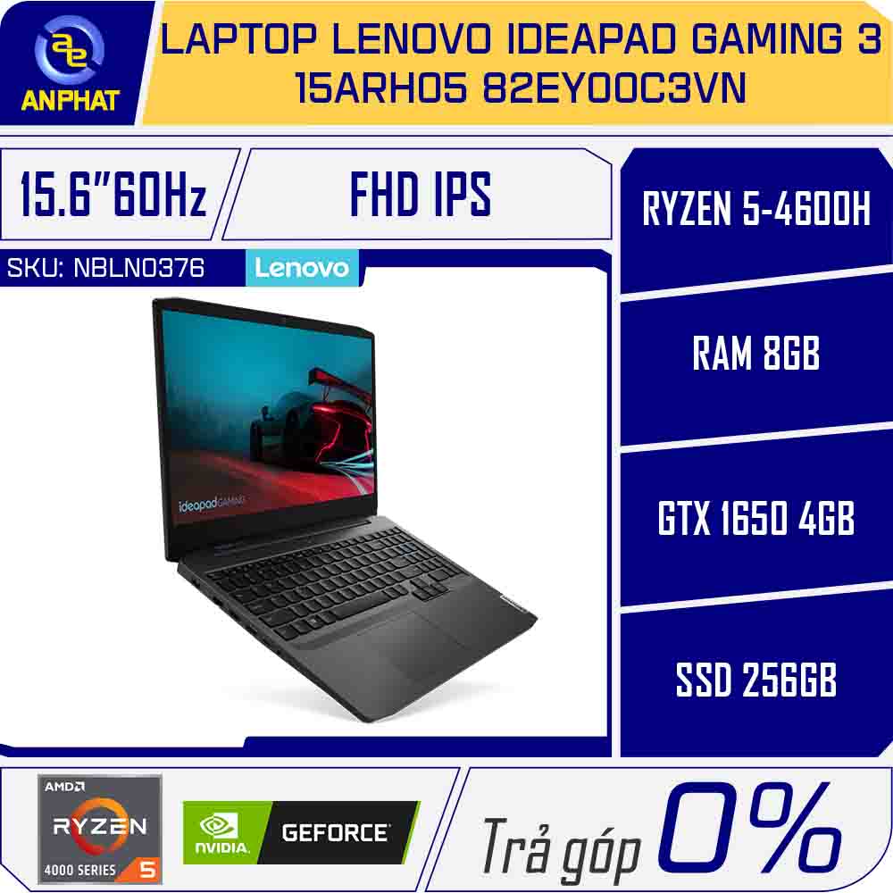 Laptop Lenovo IdeaPad Gaming 3 15ARH05 82EY00C3VN