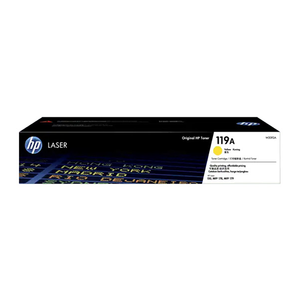 Mực hộp máy in laser HP 119A Yellow (W2092A) - Dùng cho máy in 150a/150nw/178nw/179fnw