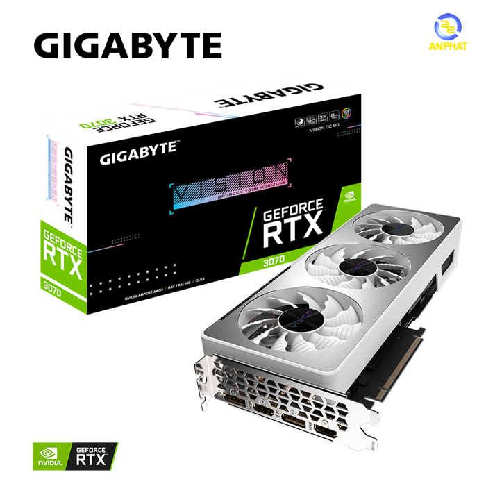 VGA GIGABYTE GeForce RTX 3070 VISION OC 8G (rev. 2.0) (GV-N3070VISION OC-8GD)